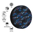 thumbnail image 4 of Naloa Blue Sports Car PVC Leather Spare Tire Wheel Cover for Car Truck SUV Camper Trailer Universal Fit many size17 inch, 4 of 6