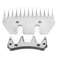 thumbnail image 5 of Stainless Steel Sheep Clippers Blade High Hardness Cutting Shearing Cutter Replacement(13 Tooth Straight Blade (+ Swing Blade) ), 5 of 6