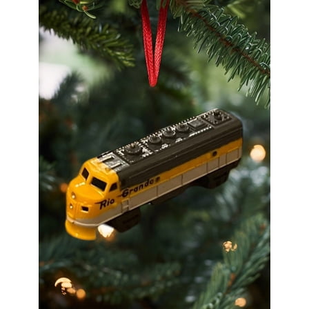 ORNAMENT Micro Machines Rio Grande Train Locomotive Galoob Figure Figurine Charm