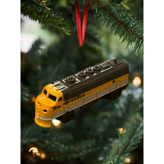 ORNAMENT Micro Machines Rio Grande Train Locomotive Galoob Figure Figurine Charm