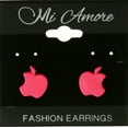 thumbnail image 2 of Mi Amore Apple Post-Earrings Pink, 2 of 2