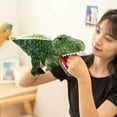 thumbnail image 2 of Dinosaur Hand Puppet Realistic Triceratops Puppet Tyrannosaurus Puppet Toy, 2 of 10