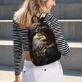 thumbnail image 6 of Kuqiui Noble Style Bald Eagle Print Canvas Travel Laptop Backpack for Men Women,Business Work Rucksack College School Computer Bag Fits 15.6 Inch Notebook, 6 of 6