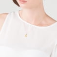 thumbnail image 4 of Galaxy Gold 14K Solid Yellow Gold 24" Station Necklace with Natural Briolette Citrines, 14"-24" Sizes, November Birthstone, Symbol of Warmth, 4 of 4