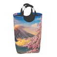 thumbnail image 2 of KLL Fuji Mountain And Cherry Blossoms In Spring Laundry Hamper,Large Canvas Fabric Lightweight Storage Basket Toy Organizer Dirty Clothes Collapsible Waterproof, 2 of 6