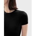 thumbnail image 3 of Body de manga corta con cuello redondo para mujer Camiseta de la colección Smoke Cloud TopsJet BlackX-Small esquí esquí Gafas de esquí, 3 of 5