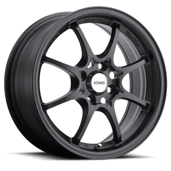 KONIG 72b helium 15x6.5 40et 73.00mm matte black wheel