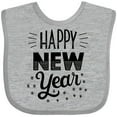 thumbnail image 3 of Inktastic Happy New Year in Hand Lettering Boys or Girls Baby Bib, 3 of 4