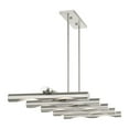 thumbnail image 5 of Livex Lighting - Acra - 10 Light Linear Chandelier in Contemporary Style - 20, 5 of 9