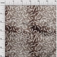 thumbnail image 3 of oneOone Viscose Chiffon Brown Fabric Brush Stroke Sewing Material Print Fabric By The Yard 42 Inch Wide, 3 of 6