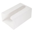 thumbnail image 3 of Shisuyan 1Pc Wall Mounted Desk Toilet Tissue Holder Kitchen Paper Storage Box Punch Free Napkin Organiser Container with Seamless Adhesive (White), 3 of 8