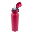 thumbnail image 2 of Termo Doble Pared Acero Inoxidable con Popote de Silicón, Tapa Apertura Push Up y Agarradera, 750 ml Rojo, 2 of 4