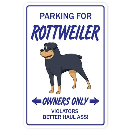 ROTTWEILER Decal dog pet parking guard security vet breeder kennel | Indoor/Outdoor | 5