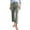 Army Green, variant on UAMVSH Dress Capri Pants for Women High Waist Straight Leg Business Lounge Capris with Pockets Trendy Hem Casual Office Work Cropped Trousers