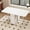 White, variant on White 59.1'' Foldable Dining Table for Small Space, Rectangular Wood Folding Extendable Kitchen Table with Drop Leaves