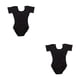 thumbnail image 3 of Minnieouse Niñas Gimnasio Ballet Traje de baile Mono Forro transpirable Gimnasia Ropa de baile Fiesta de lujo Leotardo Negro S Negro S 2piezas, 3 of 6