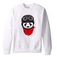 thumbnail image 1 of Sudadera de estilo callejero con estampado creativo de panda volador., 1 of 2