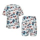thumbnail image 1 of Balery Fourth Of July Party Conjunto de Pijama Infantil de Manga Corta con Estampado – Ropa de Dormir de Algodón Suave-Medium, 1 of 6