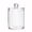 Clear 1PCS, variant on Creative Cotton Box With Cover Acrylic Cotton Cotton Storage Box Desktop Round Transparent Box