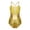 Gold, variant on Womens Sparkling Sequins Fringed Cross Back Latin Jazz Salsa Dress Leotard Bodysuit
