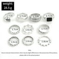 thumbnail image 4 of Womens Fashion Vintage Rings Set Geometric Silver Finish Rings Electroplated Alloy Ring Set Simple Band Rings for Women, 4 of 6