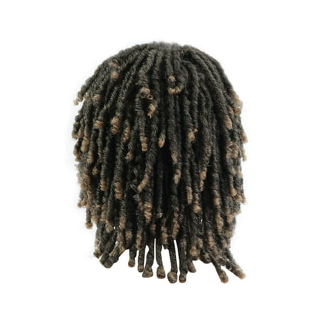 Crochet Dirty Braid Headgear Wig Africa Small Volume Chemical Fiber Wig