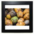 thumbnail image 1 of Photo de Papaye Fraîche Photographie Nature Cadre Carré Noir Image Murale Table, 1 of 3
