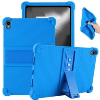 FIEWESEY For Walmart Onn 11 inch Tablet Pro 2024 Model Case / Onn 11 inch Tablet Pro Model 100146660 Soft Silicone Case Kids Friendly with Stand for Walmart Onn 11" Tablet Pro 2024 Released - Blue