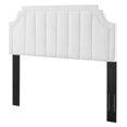 thumbnail image 1 of Tufted Headboard, Twin Size, Velvet, White, Modern Contemporary Urban Design, Bedroom Master Guest Suite, 1 of 10