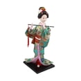 thumbnail image 1 of Muñeca japonesa con kimono de 11,81 pulgadas, figura de geisha asiática, adorno de mesa de pie Estilo A, 1 of 9