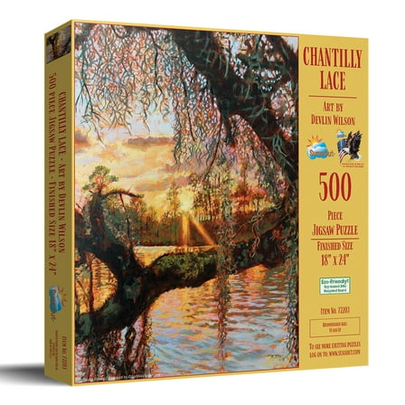SUNSOUT INC - Chantilly Lace - 550 pc Jigsaw Puzzle by Artist: Devlin Wilson - Finished Size 18" x 24" - MPN# 72203
