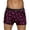 Purple, variant on Valentine's Day Themed Men's Printed Underwear Special Rose Design Mid Waist Comfortable Breathable Soft Shorts for Him L