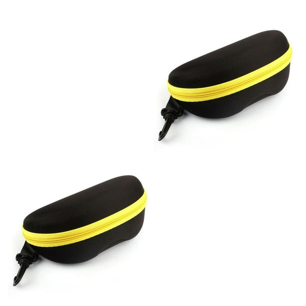 Estuche de almacenamiento para gafas de sol Yuarrent organizador de transporte Amarillo 2Conjunto