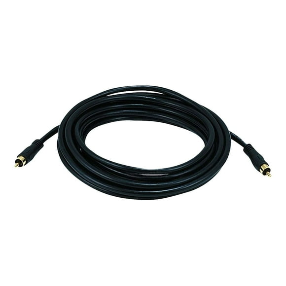 Monoprice - Video / audio cable - component video / audio - RCA male to RCA male - 15 ft - double shielded coaxial - molded