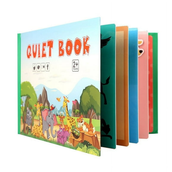Busy Book For Kids Autism Sensory Educational Toys Preschool Early Learning Toys Book For Boys Girls Gifts vegetable cognition