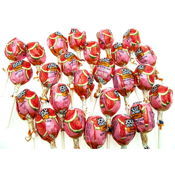 Jolly Rancher Lolli Pops Watermelon Suckers Hard Candy  16oz  One Pound
