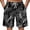 Black-H, variant on YAYUBA Mens Swim Trunks 5 Inch with Compression Liner Quick Dry Gradient Mens Bathing Suits Loose Beach Swimming Shorts for Men