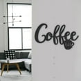 thumbnail image 4 of Letrero decorativo de pared para cafetería o bar de café y té, ideal para decoración de jardines, restaurantes y casas de campo. 30x18CM, 4 of 7