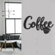 thumbnail image 4 of Placa de metal con letras para cafetería, letrero colgante para pared, ideal para cocina, estilo rústico. 30x18CM, 4 of 7