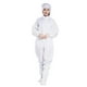 thumbnail image 3 of Ropa de aislamiento para hombres y mujeres/ropa protectora desechable de botas para adultos Unisex prevención de líquidas a prueba de po XL blanco Yotijar Trajes de overoles, 3 of 7