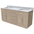 thumbnail image 4 of Dreamline VFDX722234SWMLK Dexterity 72" Free Standing Double Basin Vanity Set - Wood, 4 of 7