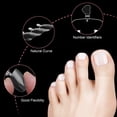 thumbnail image 3 of HLONK 1000pcs Toe Nail Tips  10 Sizes Short Square Toenails  Full Cover Fake Toenails, 3 of 5