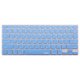 thumbnail image 1 of XSKN Funda para teclado de silicona en color azul en idioma hebreo com, 1 of 2