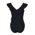 thumbnail image 4 of One Piece Swimsuit Women Criss Cross Back Color Block Print Bathing Suits Athletic Modest Swimwear, 4 of 5