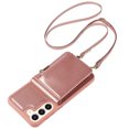 thumbnail image 2 of Nalacover RFID Blocking Wallet Case for Samsung Galaxy S23 Plus, Shockproof PU Leather Magnetic Button Zipper Purse Card Slots & Kickstand Crossbody Phone Case with Shoulder & Wrist Strap,Rosegold, 2 of 12