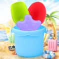 thumbnail image 2 of SharkTRUE Lightweight Plastic Beach Toy Set With Practical Tools For Family Fun, 2 of 8
