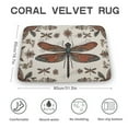 thumbnail image 2 of Bath Rug 19.7"x31.5" Absorbent Memory Foam Bathroom Mat Cover Floor Rug Dragonfly Print Boho Rug Kitchen Rugs, 2 of 7