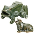thumbnail image 4 of Shisuyan 2pcs Fountain Frog Statue Courtyard Frog Decor Waterfall Frog Home Garden Decor, 4 of 9