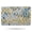 Blue Leaf and, variant on Blue Leaf and Vine Pattern Bathroom Rugs Mat,Non Slip Microfiber Bathroom Rug,Rubber Backing,Soft Bathroom Mats for Bathroom Floor,Tub and Shower,17x27in(43x68cm)