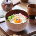 thumbnail image 3 of Tazón Cocina Ensalada de Madera fruta Fideos Sopa de Comedor de Arroz, 3 of 7